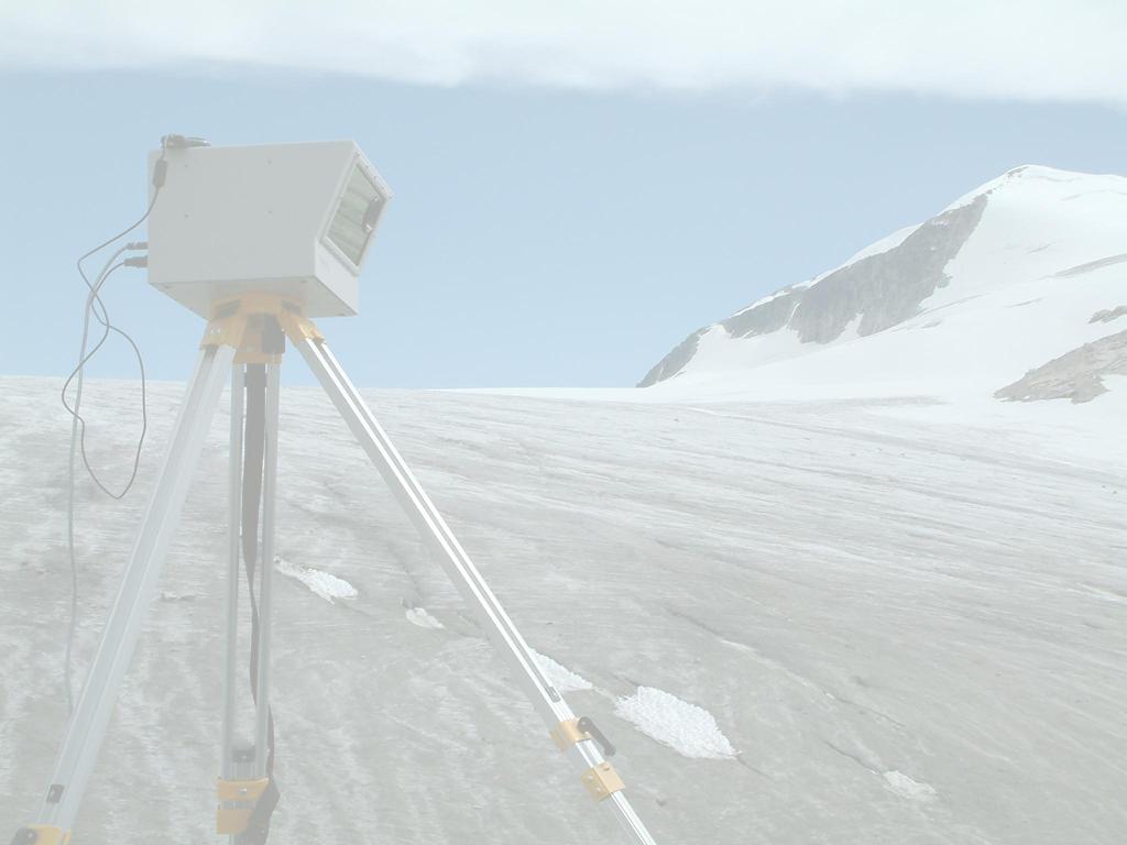 Place Glacier terrain modeling and 3D