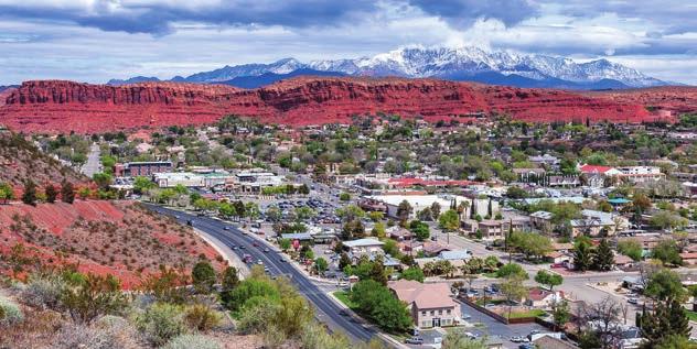 beautiful red rock scenery. It has been known as Utah s Dixie since pioneers settled here in the 1850 s.