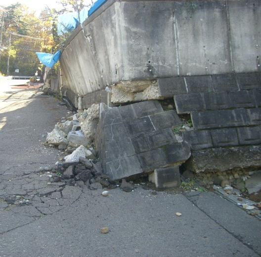 coast of Pacific earthquake (M9.0) caused serious damages.