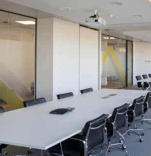 Consisting of four state-of-the-art high-tech meeting rooms, reception area to greet