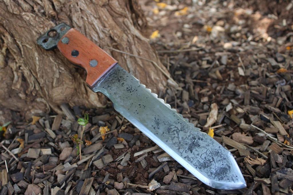 Ultimate survival knife The basic survival gear is a knife, so today I am going to be showing you how to make this