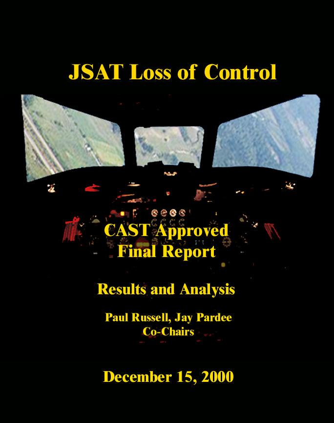 JSAT Loss of Control CAST Approved Final Report Loss of Control JSAT