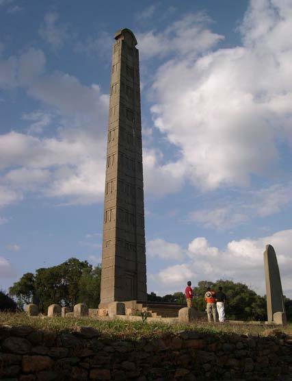 Axum Home to the once powerful Axumite Dynasty, the city of Axum has been registered as a world heritage site for more reasons