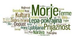 podobo znamke I feel Slovenia na omenjenih trgih. 10 98 Med drugim so anketirance prosili za navedbo treh značilnosti, na katere prvo pomislijo ob omembi Slovenije.