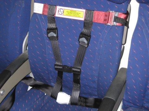 5.0 AMSAFE CHILD AVIATION RESTRAINT SYSTEM PART NUMBER 4082-1-( )-( ) (1) AmSafe has developed a child restraint device for use on board aircraft called AmSafe CARES.