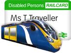 Railcards for disabled people Railcards save you money on tickets when you travel. Disabled people can get a railcard and use it to save money when they buy their tickets.