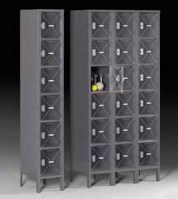 Box C-Thru Lockers Box Lockers are ideal for securely storing smaller items like purses, lunches, books, and athletic gear.