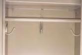 Locker Accessories Coat Rod These painted (sand color only) steel coat rods are