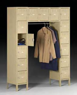 15 Person Lockers Looking for a compact locker solution that offers employees or students secure storage? Our unique fifteen person locker is the perfect choice.