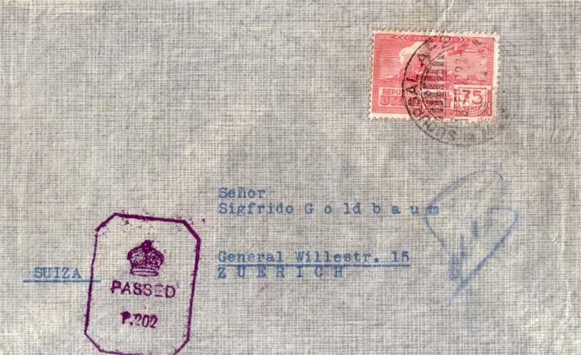 P202 and P203 personal handstamps of the Chief Censor Bathurst.