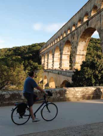 Past the Bastide d Engras and the river Tave, pick up an old Huguenot path towards sleepy Cavillargues.