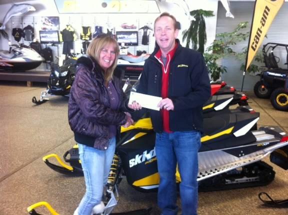 Page 5 of 6 EMPLOYEE PAGE 5 NEWSLETTER EMPLOYEE NEWSLETTER PAGE 5 Ski-Doo Check Presentation!