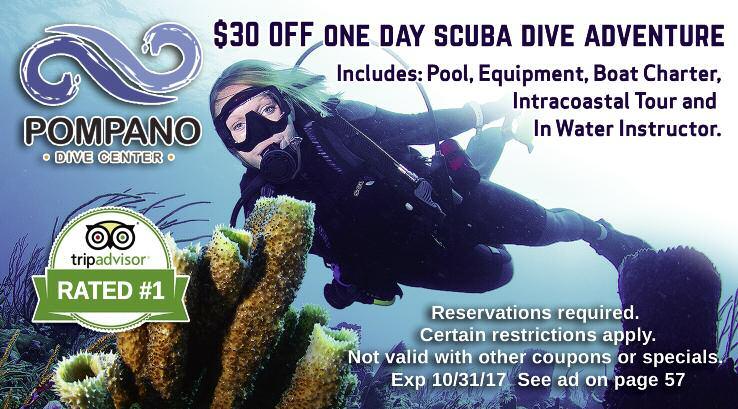 $3 OFF Snorkel Trips and Glassbottom Tours. $5 OFF Scuba Trips.