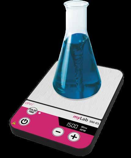 SM-01 Single Plate Magnetic Stirrer 1500 rpm 38 Usage - in laboratories, pharmacies and schools, mixing liquid industry Maximum speed - from 15 to 1500 rpm with an interval of 50 rpm / Software