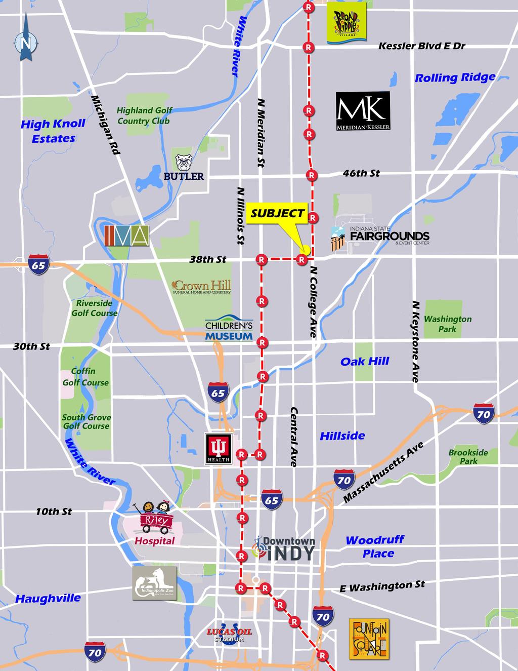 INDY S RED LINE TRANSIT The first all-electric bus rapid transit (BRT) service in the national and the first rapid transit service in Indiana The Red Line BRT will eventually connect the cities of