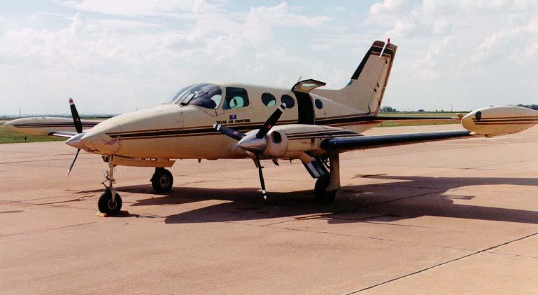 Service Level General Aviation; Role Basic Utility; Design Standard Basic Utility Stage II (BU-II); ARC ; Small Aircraft (12,500 pounds or less): Cessna 402 Cessna 404 Titan Cessna 414 Chancellor
