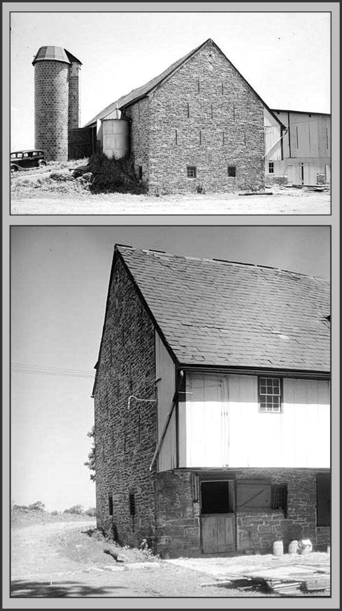The 1803 Long-Stahl Barn Photographed in 1941 for the