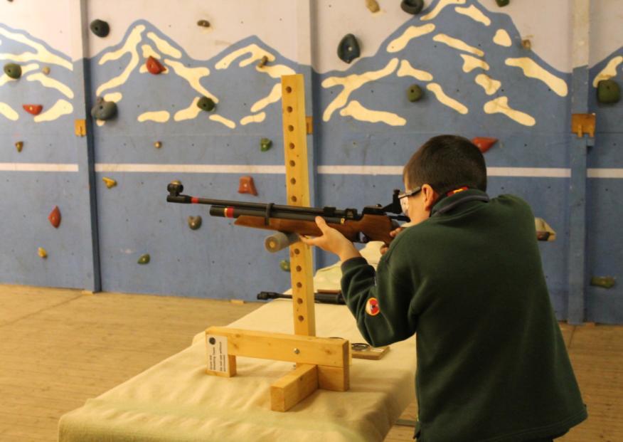The Derbyshire Air Rifle Activity Team, based at Drum Hill Campsite, offers evening and weekend taster session for air rifle shooting.