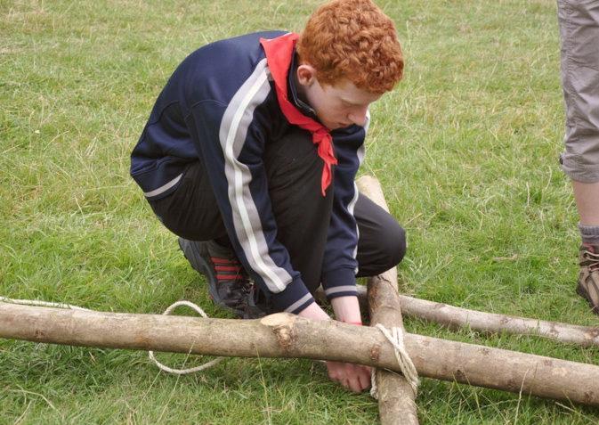 knots, lashings and handling skills necessary for a successful pioneering build.