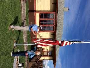 DIRECTOR: Rose Rhea (715)-865-3922 NEWSLETTER VOLUME 9, ISSUE 2 NOVEMBER, 2017 OLD GLORY FLIES OVER MUSEUM Tom and Carol McDonnell put the new American flag on