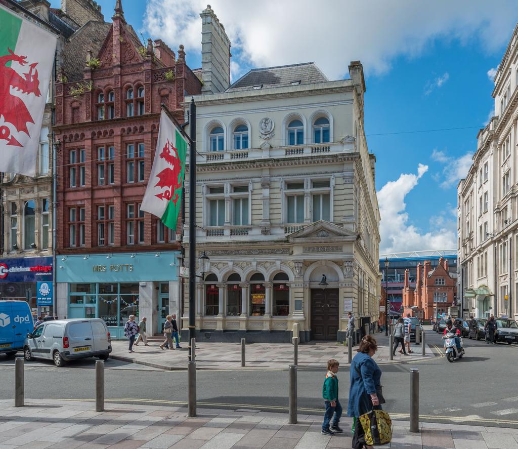112 Cardiff CF10 1DX Corner A3 Unit To Let Cardiff City Centre Viewing Strictly via prior appointment with sole letting agents:- EJ Hales Phil Morris PVM@ejhales.co.