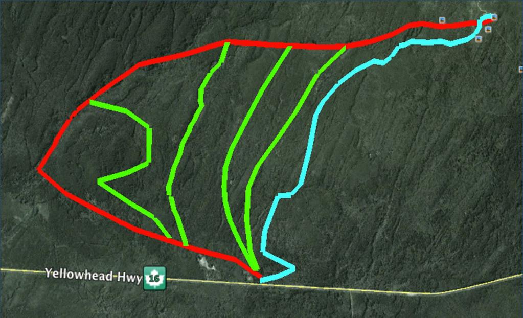 Proposed Mountain Bike Downhill Trails Up