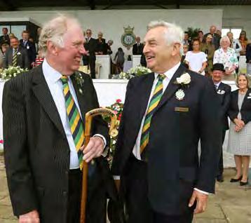 Shepherd s Crook to the incoming President Bill Cowling and rounded off the