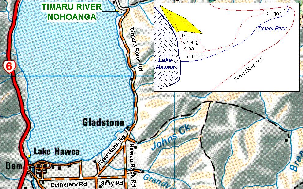 NOHOANGA SITE INFORMATION SHEET LAKE HAWEA TIMARU RIVER