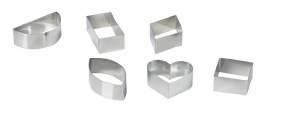SMALL STAINLESS STEEL CAKE RINGS PASTRY