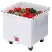 110 5 DOLLY FOR FOOD CONTAINER MOBILE INGREDIENT BIN WITH LID Cap l 146T.1740.