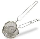 STAINLESS STEEL LADLES, SKIMMERS AND SPATULAS UTENSILS LONG FISH TURNER SKIMMER FRENCH FRY SKIMMER 348000 5X80