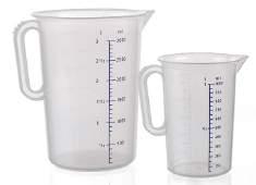 FLOUR SCOOPS AND MEASURING JUGS / STAINLESS STEEL