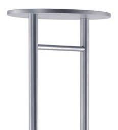 pedestal offers additional stability for the coat stand The particularly flat round base reduces the risk of tripping The