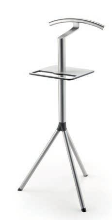 A premium-quality storage surface made of Resopal solid core panel forms the upper surface of the coat stand.