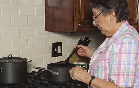Fire Never leave your cooking unattended, even when answering the phone People over the age of 65 are especially vulnerable to fires in the home.