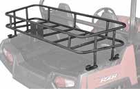 95 All steel welded tubing Powder Coated for durability Available accessories including rifle scabbard boot, chainsaw bracket, spare tire bracket, fuel storage The RZ-800 Fits 2008-2014 RZ- 800,