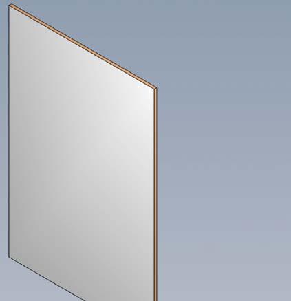 MMDFx Material Medium Density Fibreboard 9 Used as panel element in partitions or industrial