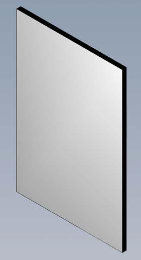 MAC x Material Aluminum Composite x Used as light weight panel element in partitions or industrial furniture. MAC x can be cut to customer requirements. W MAC 3 = 4.35kg/m² MAC 4 = 5.