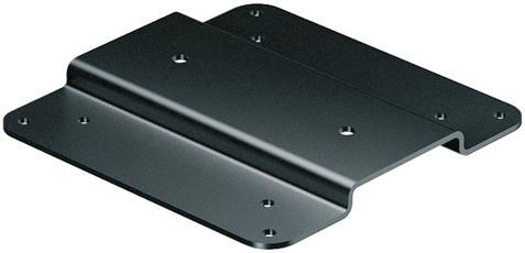 TV and Hi-Fi Fittings Fixed bracket VESA standard: 75 x 75 mm and 100 x 100 mm Material Steel