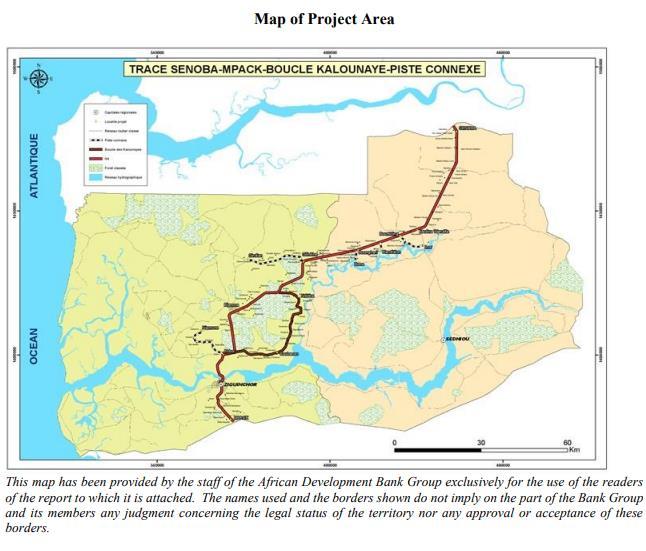 Senoba Ziguinchor - Mpack Road Prject Purpose: The project s strategic objective is to help strengthen sub-regional integration and trade and reduce food production losses in the primary sector as a