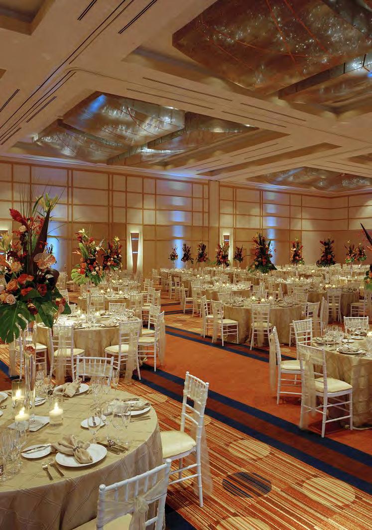 Spectacular Spaces meetings & events 60,000 sq. ft. of flexible function space: 25,000 sq. ft. Key Ballroom 15,000 sq.