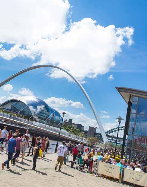 DAY ONE let the fun begin! 10:30 City highlights walking tour Led by Newcastle City Guides, you ll explore the compact city centre uncovering the history and culture of Newcastle.