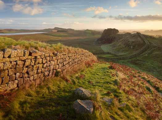 DAY three hadrian s wall 9:15 Today you ll follow the footsteps of the Romans along the Northumberland section of Hadrian s Wall.