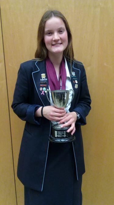 PAGE 2 CLUB NEWSLETTER Congratulations to Anna Marsden Dux of Carmel College 2018 Well done Anna not only was she Dux, but she also received cups for the Top Scholar awards for all six academic