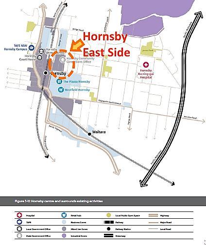 Source: Draft North District Plan Figure 2: The Hornsby East Side location within the Hornsby District Centre BACKGROUND AND SITE CONTEXT Folkestone-Lyon has represented the interests of the