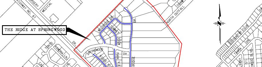 2015 Seal Coat Project Vine/Wagner Way SR 87 following subdivisions: Meadow Creek Hamlet Lakes of Colony Creek Estates of Colony Creek Village of Colony Creek Vine/Wagner The Ridge at Springwood