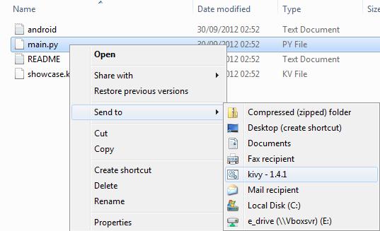 mapu. Nakon toga, bilo koju Python skriptu moguće je pokrenuti iz kontekstnog izbornika kao što je prikazano na slici 6.2. Slika 6.2. Kontekstni izbornik Windows-a 6.4.