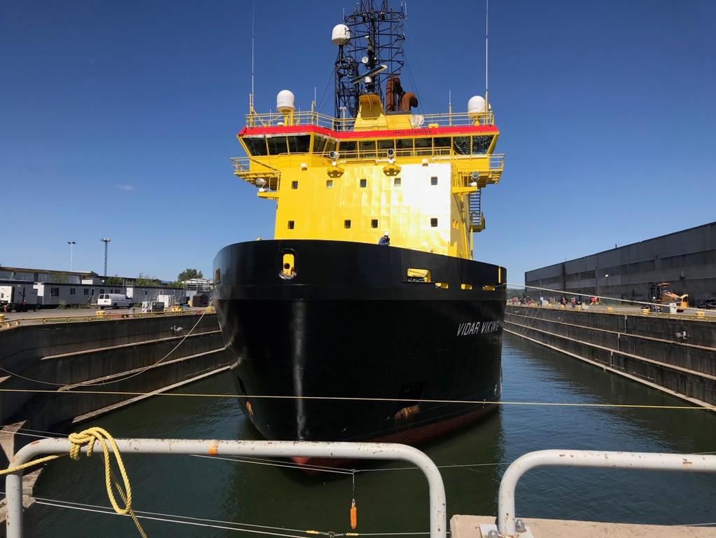 New Icebreakers - Project Update The first vessel was docked at