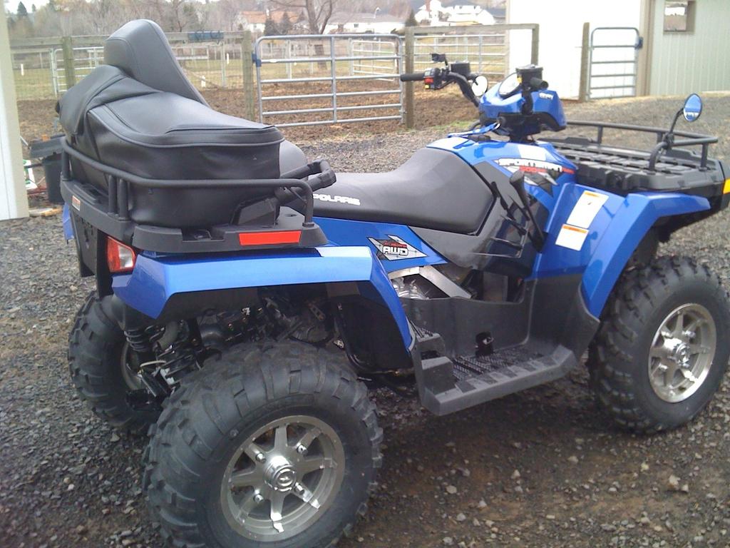 Page 6 On the Trail Buy/Trade/Sell FOR SALE: 2008 Polaris Touring 2-Up ATV. Like New 339 miles/61.2 Hours.