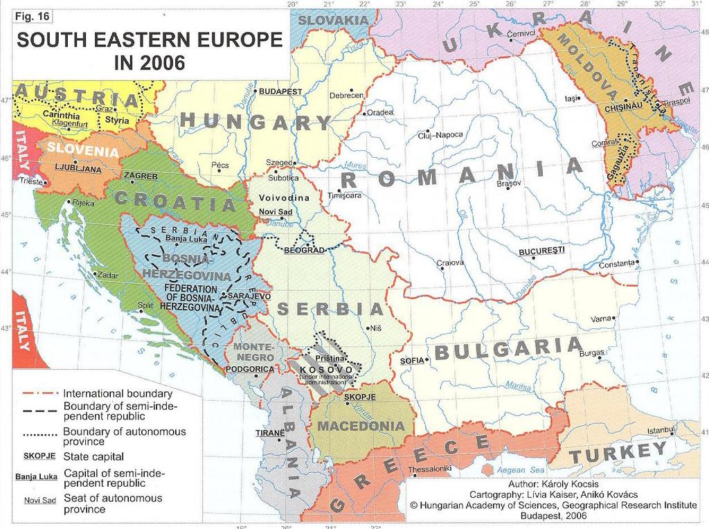 the Balkans Multietnička regija kao vrata srednje Europe prema Balkanu